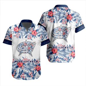 NHL Columbus Blue Jackets Special Hawaiian Shirt With Design Button