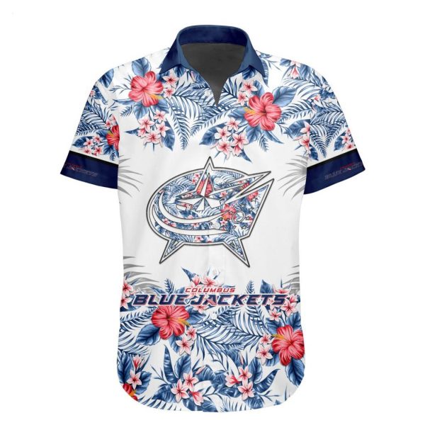 NHL Columbus Blue Jackets Special Hawaiian Shirt With Design Button