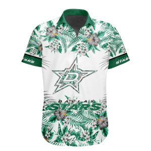 NHL Dallas Stars Special Hawaiian Shirt With Design Button