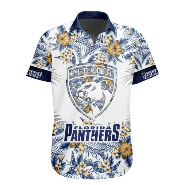 NHL Florida Panthers Special Hawaiian Shirt With Design Button