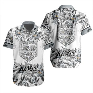 NHL Los Angeles Kings Special Hawaiian Shirt With Design Button