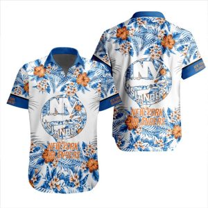 NHL New York Islanders Special Hawaiian Shirt With Design Button