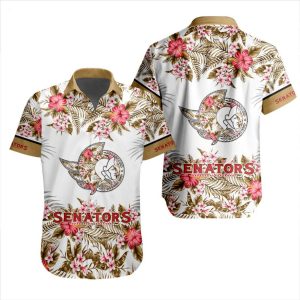 NHL Ottawa Senators Special Hawaiian Shirt With Design Button