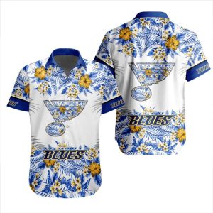 NHL St. Louis Blues Special Hawaiian Shirt With Design Button