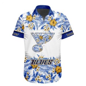 NHL St. Louis Blues Special Hawaiian Shirt With Design Button