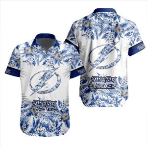 NHL Tampa Bay Lightning Special Hawaiian Shirt With Design Button