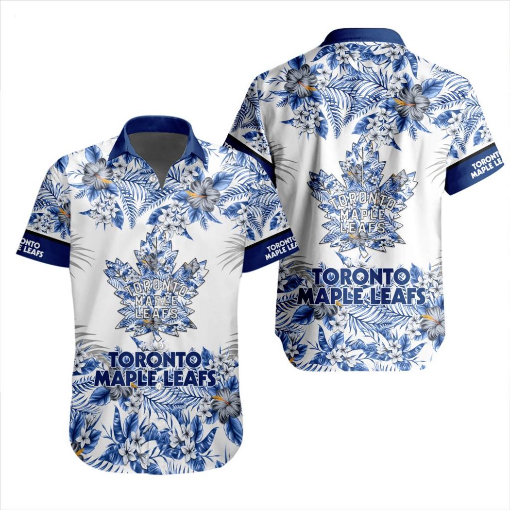 LIMITED] Toronto Maple Leafs NHL-Summer Hawaiian Shirt And Shorts