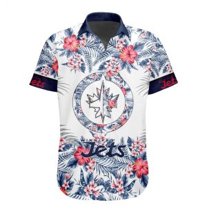 NHL Winnipeg Jets Special Hawaiian Shirt With Design Button