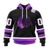 Personalized NHL Colorado Avalanche Special Black Hockey Fights Cancer Kits T-Shirt