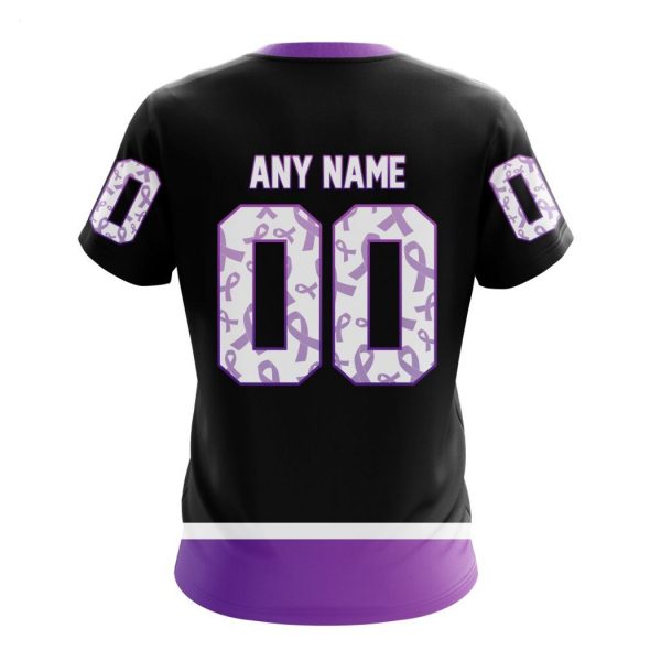 Personalized NHL Colorado Avalanche Special Black Hockey Fights Cancer Kits T-Shirt