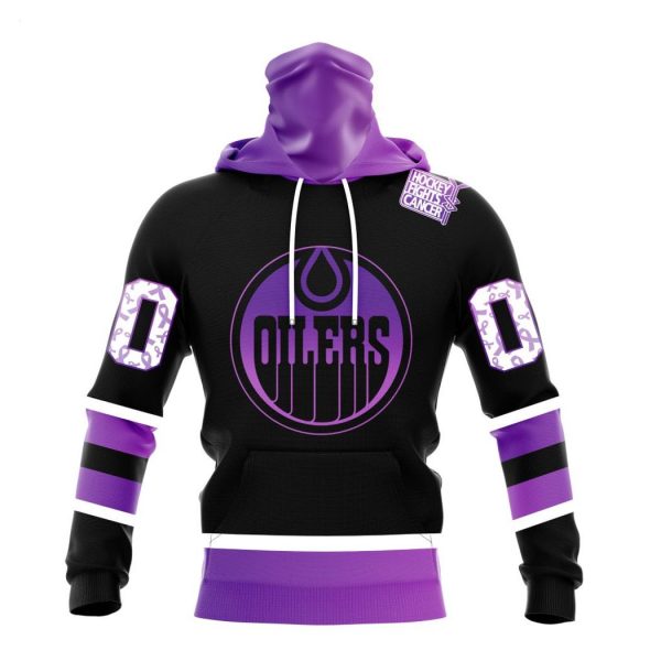 Personalized NHL Edmonton Oilers Special Black Hockey Fights Cancer Kits T-Shirt