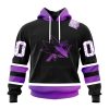 Personalized NHL Seattle Kraken Special Black Hockey Fights Cancer Kits T-Shirt