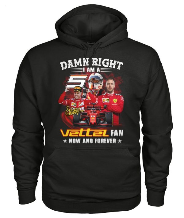 Damn Right I Am A Vettel Fan Now And Forever T-Shirt