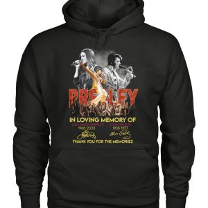 Presley In Loving Memory Of Lisa Marie Presley 1968 – 2023 And Elvis Presley 1935 – 1977 Thank You For The Memories T-Shirt