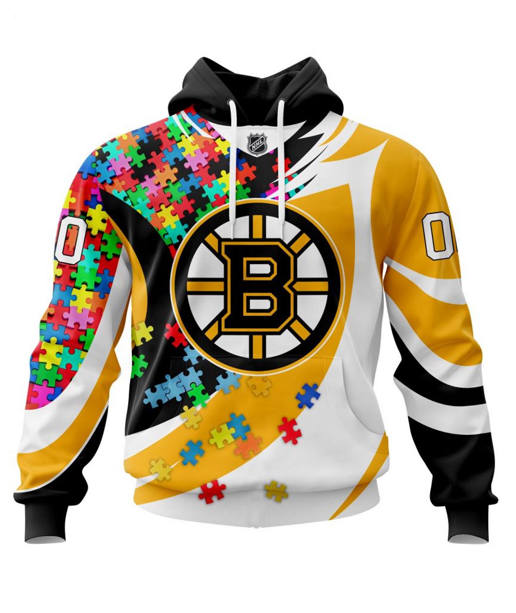 Boston Bruins NHL Reebok Face Off Collection Long Sleeve Sweatshirt Hoodie  Small