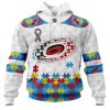 Personalized NHL Chicago BlackHawks Autism Awareness 3D Hoodie