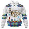 Personalized NHL Montreal Canadiens Autism Awareness 3D Hoodie