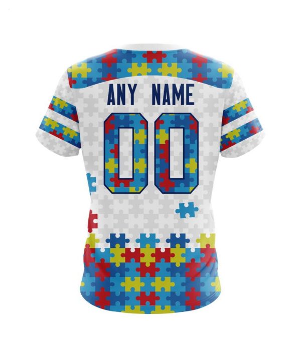 Personalized NHL New York Islanders Autism Awareness 3D Hoodie