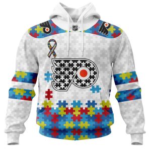 Personalized NHL Philadelphia Flyers Autism Awareness 3D Hoodie