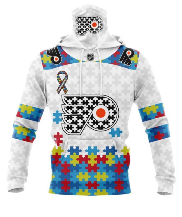 Personalized NHL Philadelphia Flyers Autism Awareness 3D Hoodie