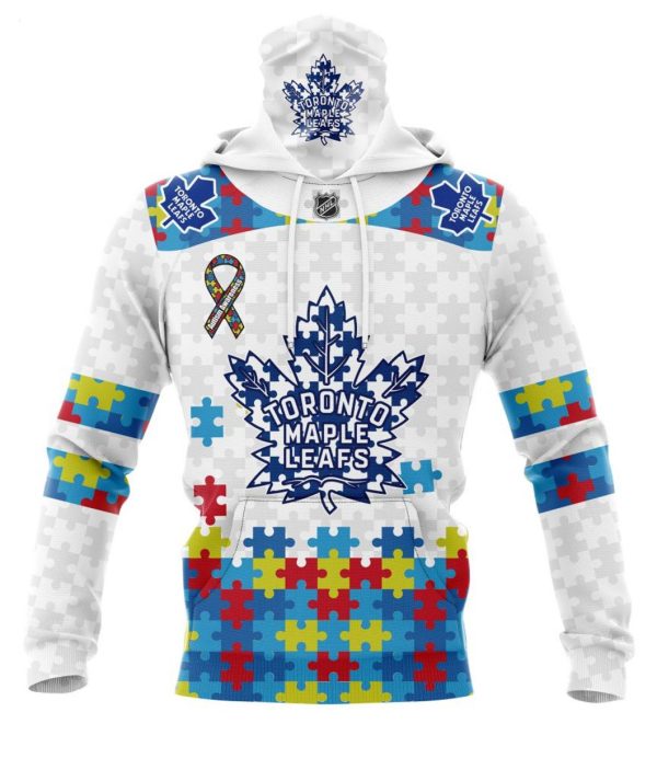 Personalized NHL Toronto Maple Leafs Autism Awareness 3D Hoodie