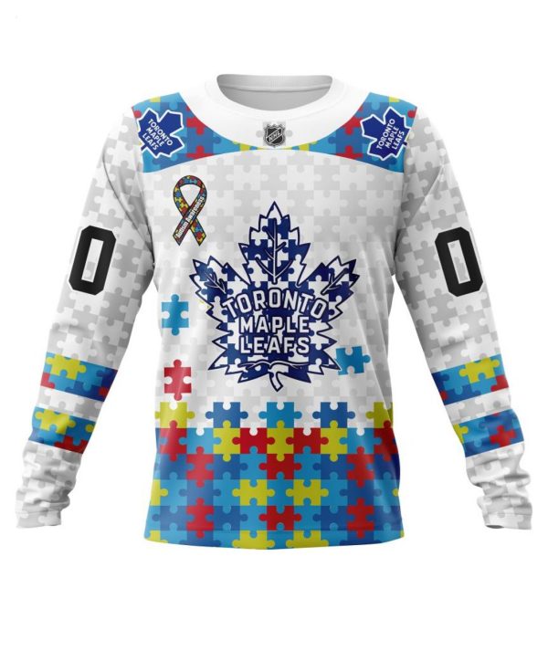 Personalized NHL Toronto Maple Leafs Autism Awareness 3D Hoodie