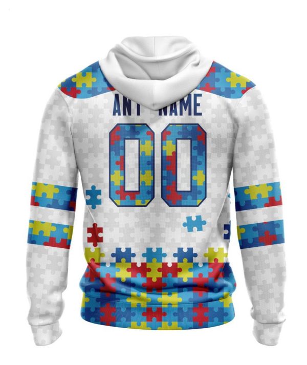 Personalized NHL Washington Capitals Autism Awareness 3D Hoodie
