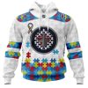 Personalized NHL Washington Capitals Autism Awareness 3D Hoodie