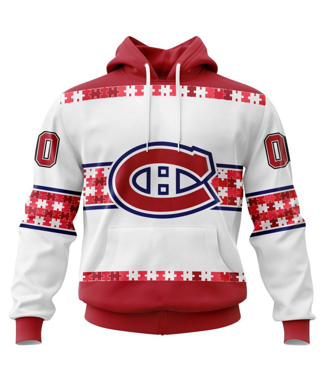 Personalized NHL Montreal Canadiens Camo Military Appreciation Team  Authentic Custom Practice Jersey Hoodie 3D - Torunstyle