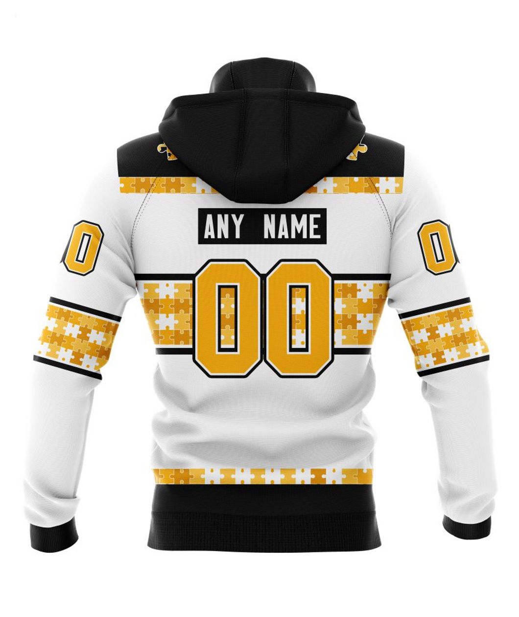 NHL Pittsburgh Penguins Autism Awareness Custom Name And Number 3D Hoodie