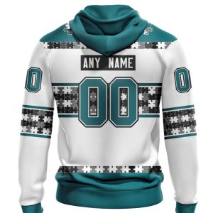 Personalized NHL San Jose Sharks Special Design Fight Ovarian Cancer Hoodie  - Torunstyle
