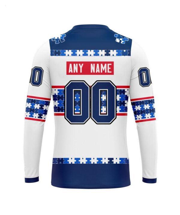 NHL Washington Capitals Autism Awareness Custom Name And Number 3D Hoodie