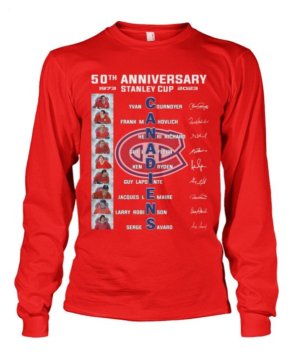 50th Anniversary 1973 – 2023 Canadiens T-Shirt