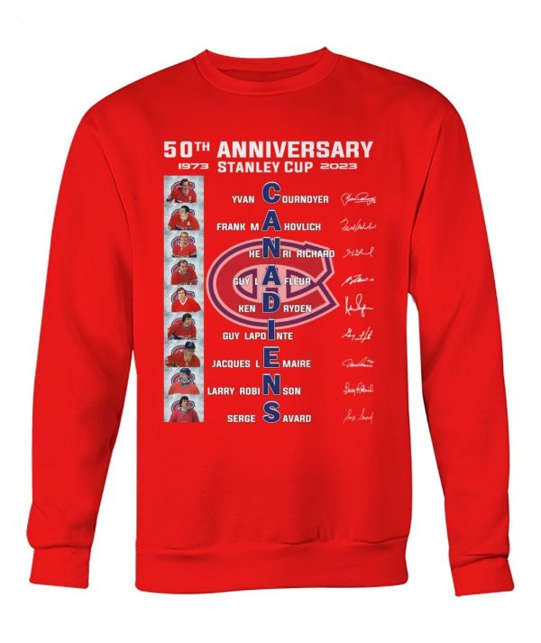 50th Anniversary 1973 – 2023 Canadiens T-Shirt