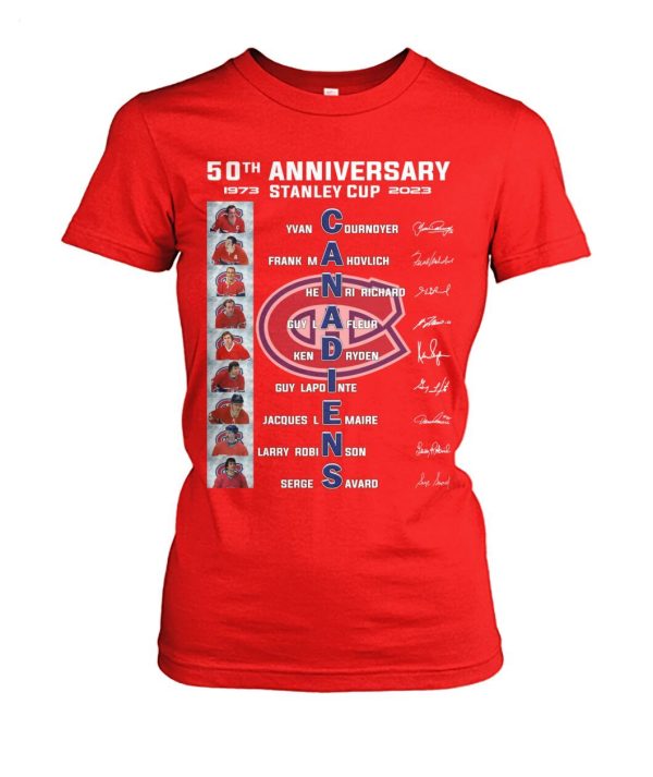 50th Anniversary 1973 – 2023 Canadiens T-Shirt