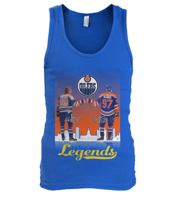 Edmonton Oilers Wayne Gretzky And Connor McDavid Legends T-Shirt