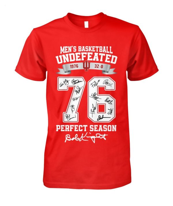 Men’s Basketball Undefeated 1976 Perfect Season T-Shirt