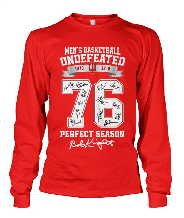 Men’s Basketball Undefeated 1976 Perfect Season T-Shirt