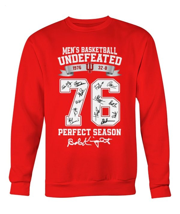 Men’s Basketball Undefeated 1976 Perfect Season T-Shirt