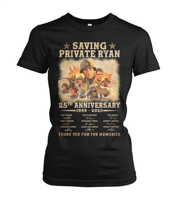 Saving Private Ryan 25th Anniversary 1998 – 2023 Thank You For The Memories T-Shirt