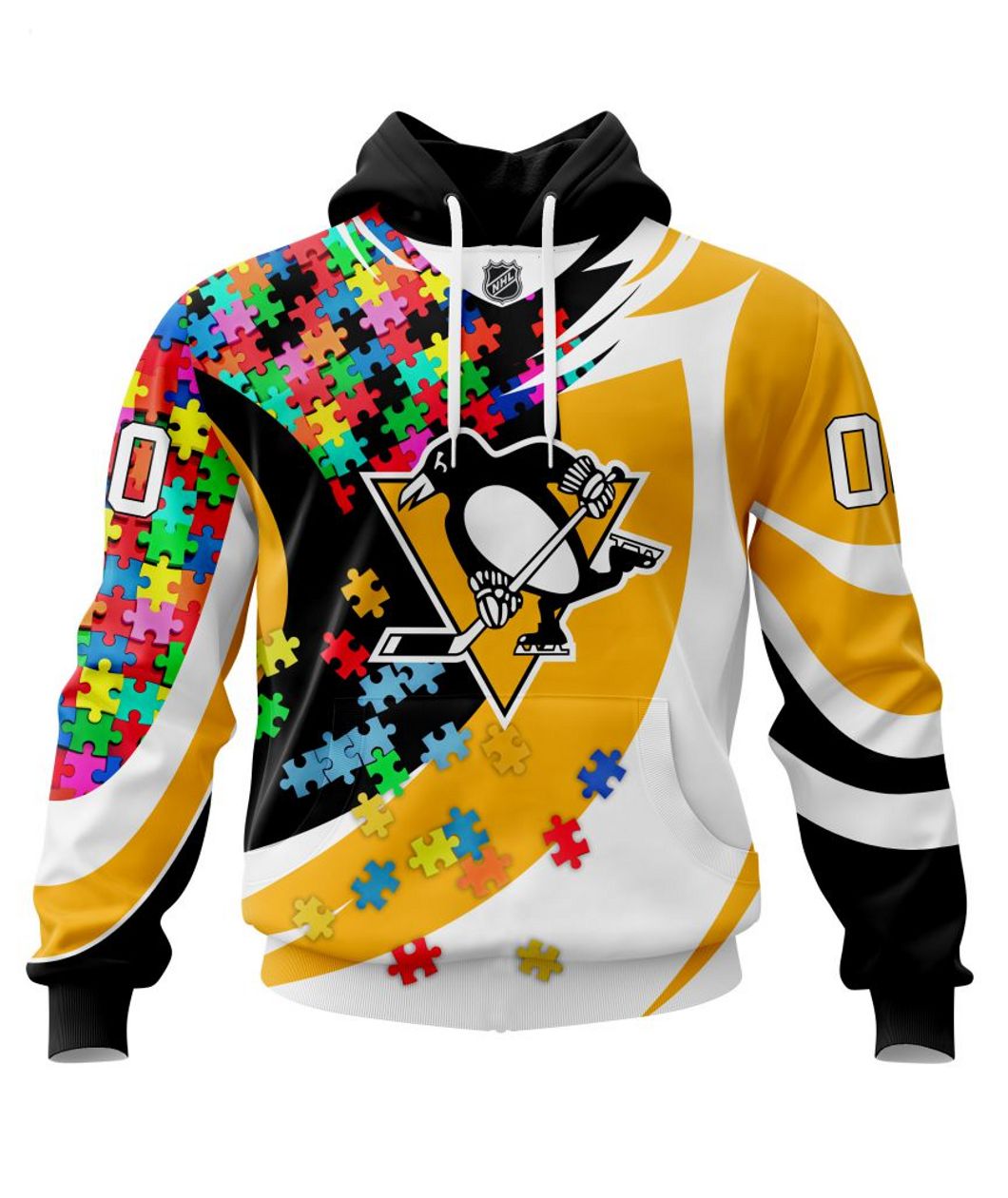 Personalized St. Patrick's Day NHL Pittsburgh Penguins hockey