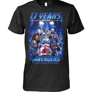 17 Years 2008 – 2025 Avengers The Kang Dynasty Marvel Studios T-Shirt