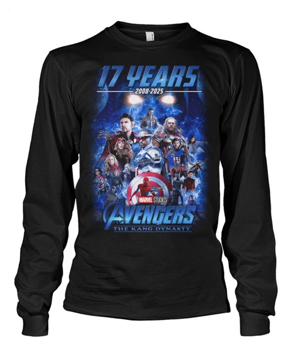 17 Years 2008 – 2025 Avengers The Kang Dynasty Marvel Studios T-Shirt