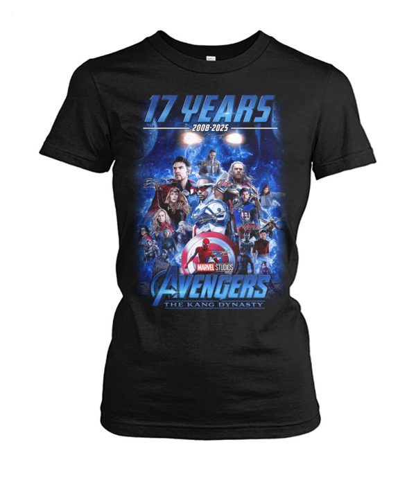 17 Years 2008 – 2025 Avengers The Kang Dynasty Marvel Studios T-Shirt