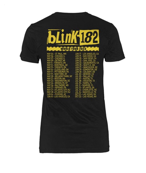 Blink-182 World Tour 2023 T-Shirt