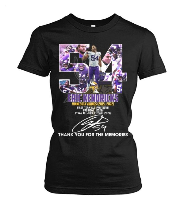 Eric Kendricks Minnesota Vikings 2015 – 2022 Thank You For The Memories T-Shirt