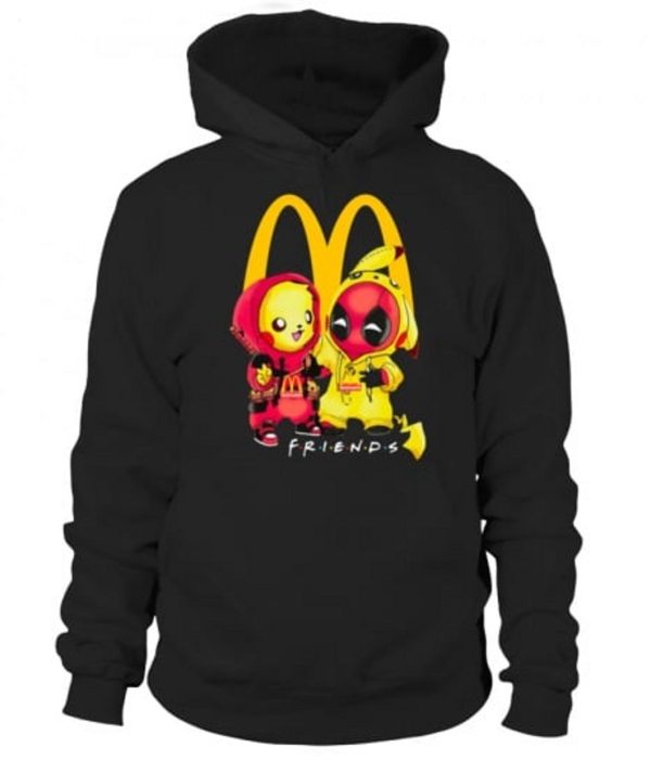 Mcdonald Deadpool Pikachu Friends T-Shirt