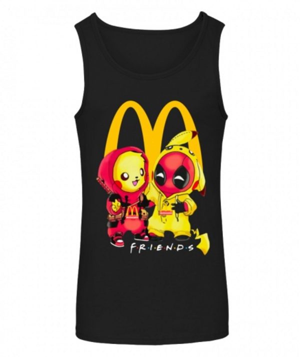 Mcdonald Deadpool Pikachu Friends T-Shirt