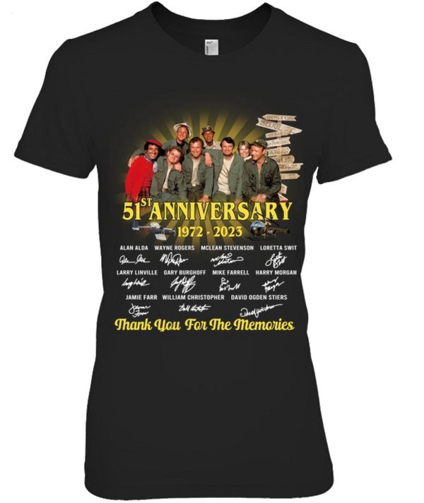 M_A_S_H 51st Anniversary 1972 – 2023 Thank You For The Memories T-Shirt