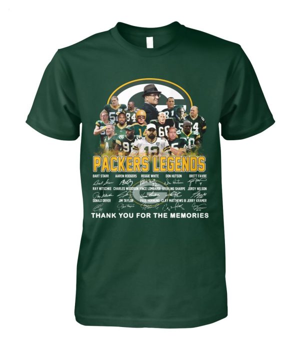 Packers Legends Thank You For The Memories T-Shirt